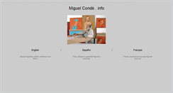 Desktop Screenshot of miguelconde.info